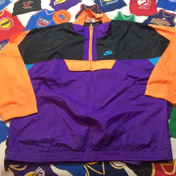 Nike Other - Vintage Nike Gray Tag Colorblock Windbreaker